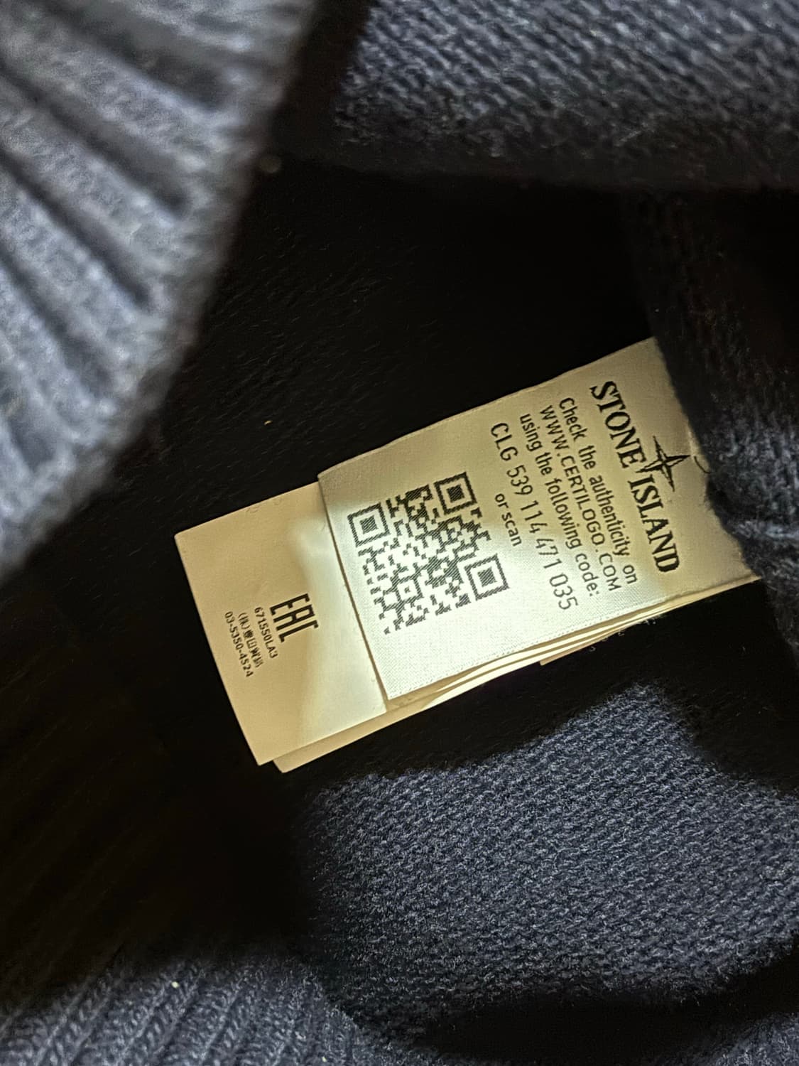 스톤아일랜드 니트 집업 가디건 상품이미지5