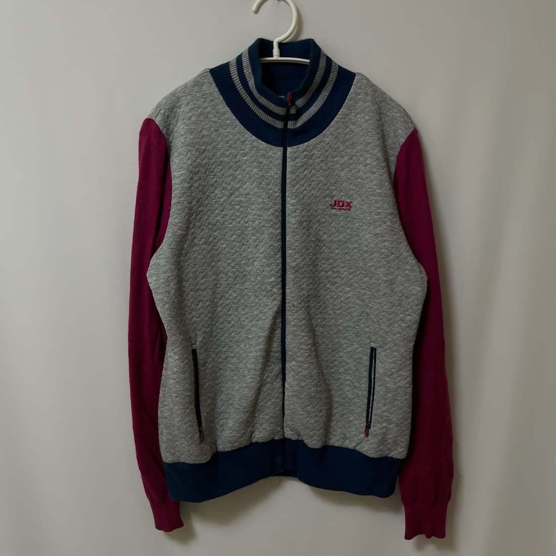 [ L ] JDX 남성 골프웨어 방풍 니트집업 상품이미지1