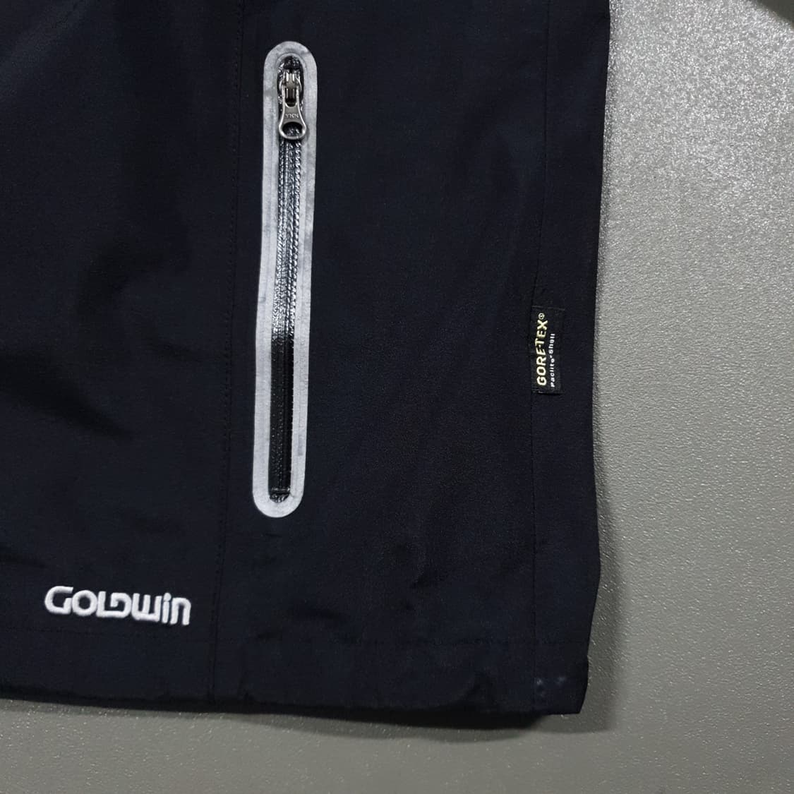 여성 L) 골드윈 고어텍스 팩라이트쉘 바람막이 후드 자켓 블랙 고프코어 상품이미지10