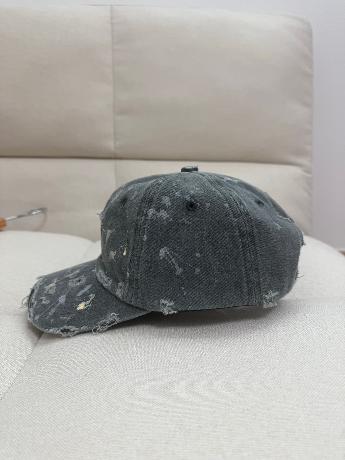 디스트레스드 페인팅 캡 상품이미지5