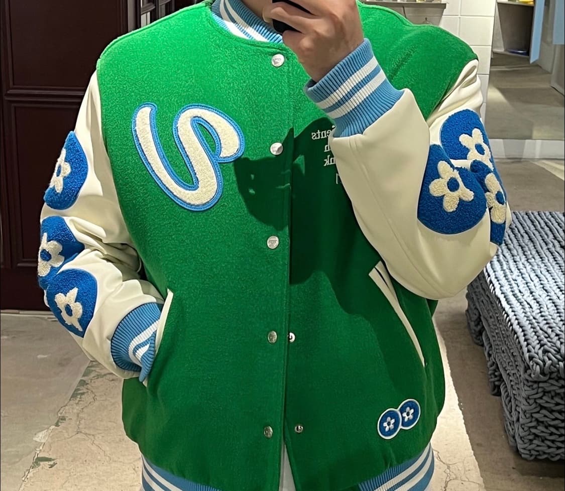 반디더핑크 / 바시티자켓 / L사이즈 상품이미지1