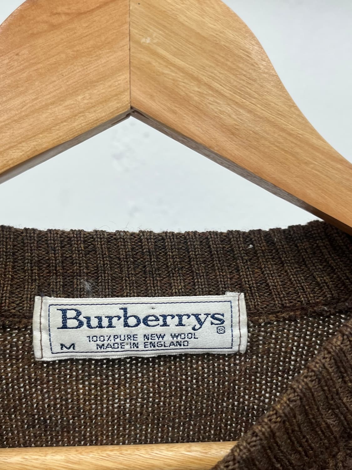 XL) BURBERRYS BROWN ELBOW PATCH KNIT 상품이미지3