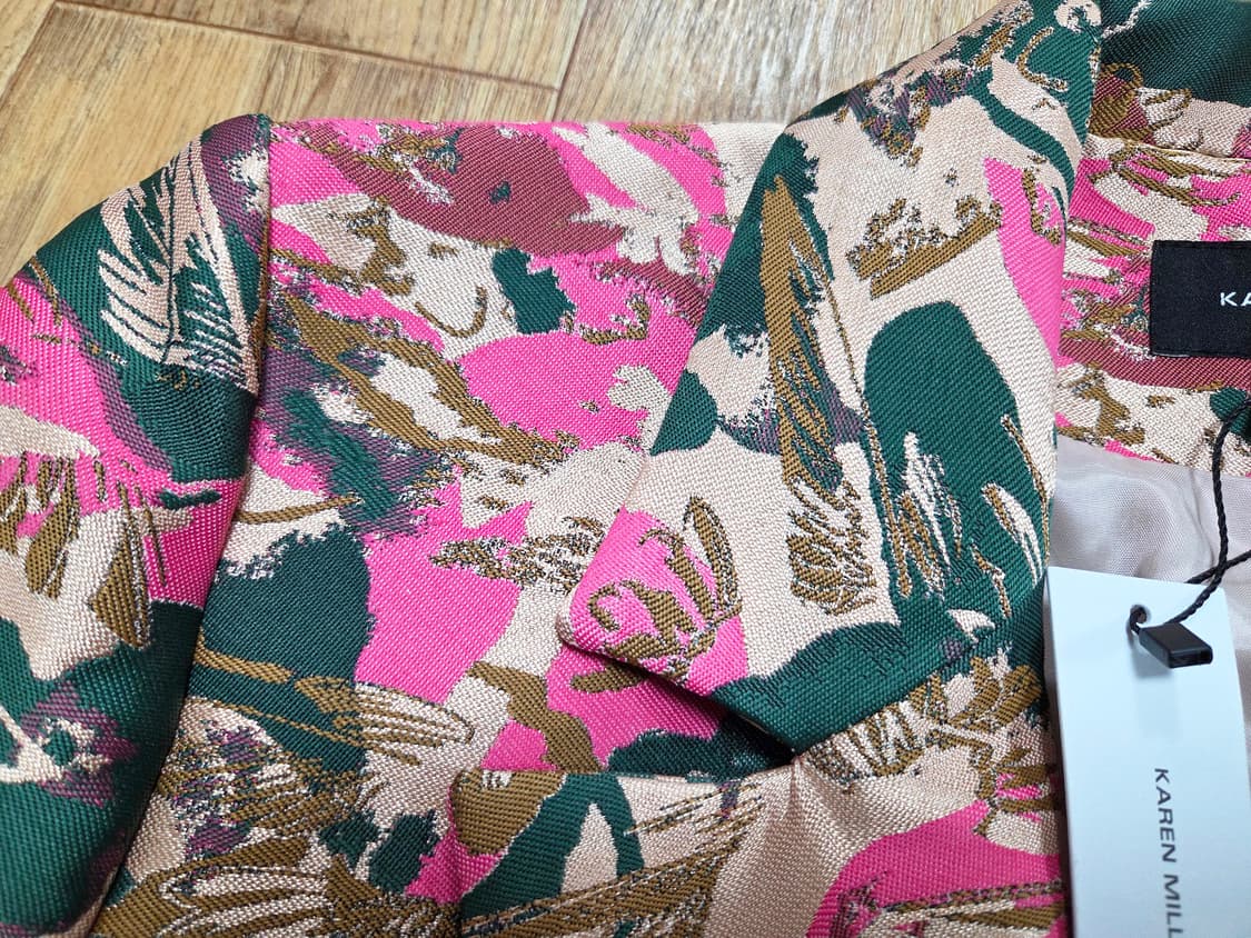 카렌밀렌(Karen Millen) 플로럴 자카드 테일러드자켓 66 새상품 상품이미지6