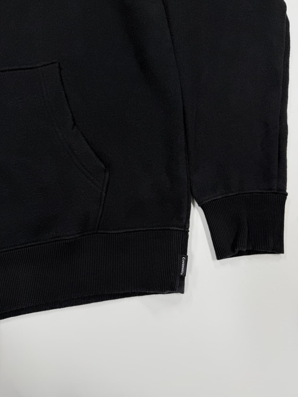 커버낫 오버핏 블랙 후드티 상품이미지4