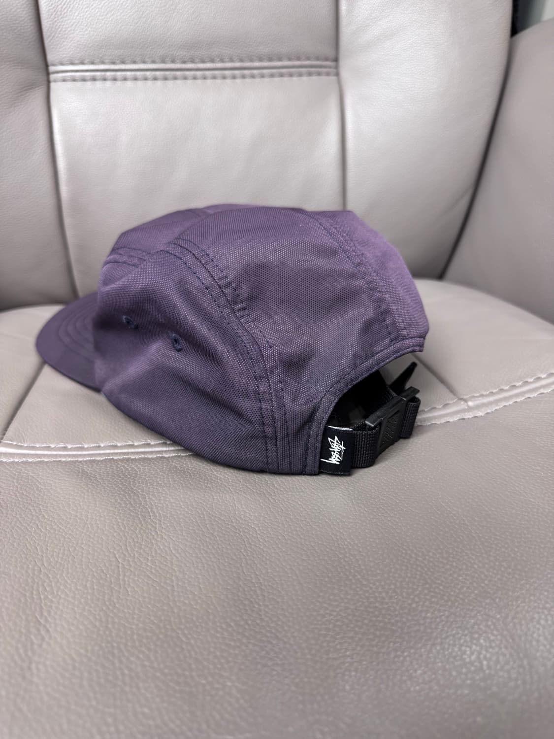 스투시 스탁로고 캠프캡 그레이 상품이미지4