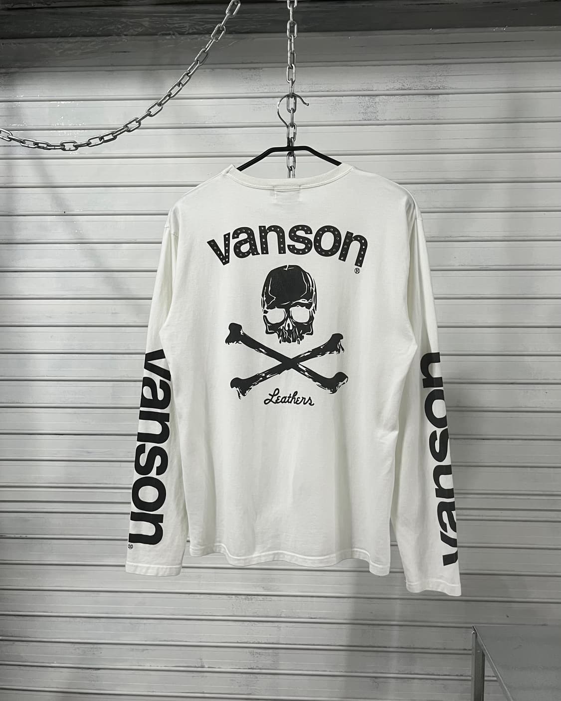 Vanson Leathers skull cubic long slv 상품이미지4