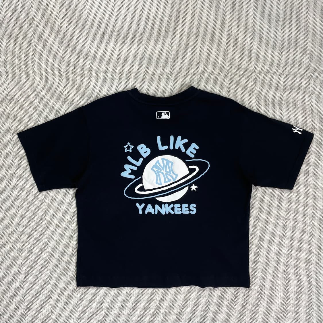 MLB 뉴욕 양키스 반팔 티셔츠 블랙 XS 상품이미지2