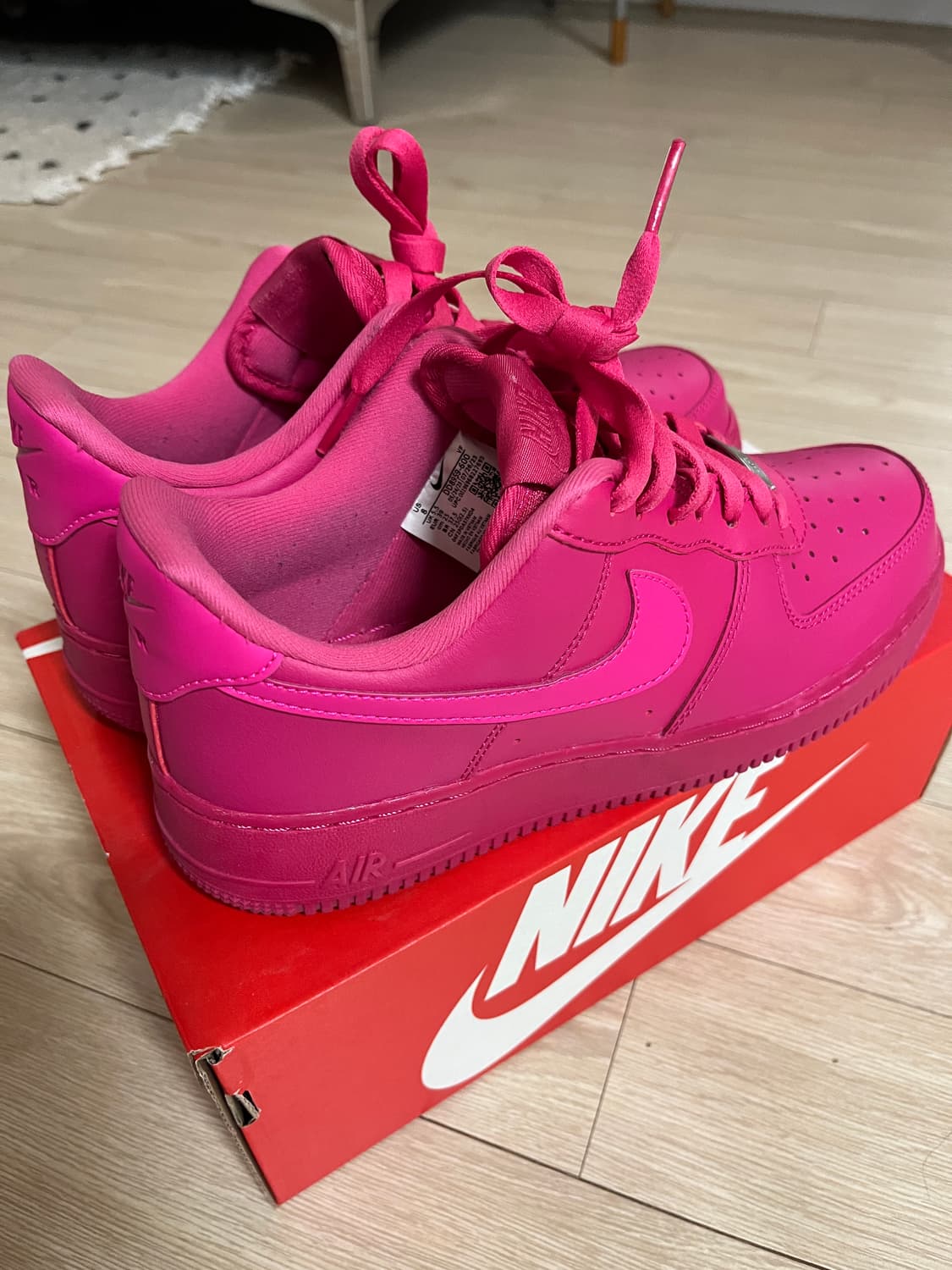 나이키 에어포스1 파이어베리 피어스 핑크 250 상품이미지6