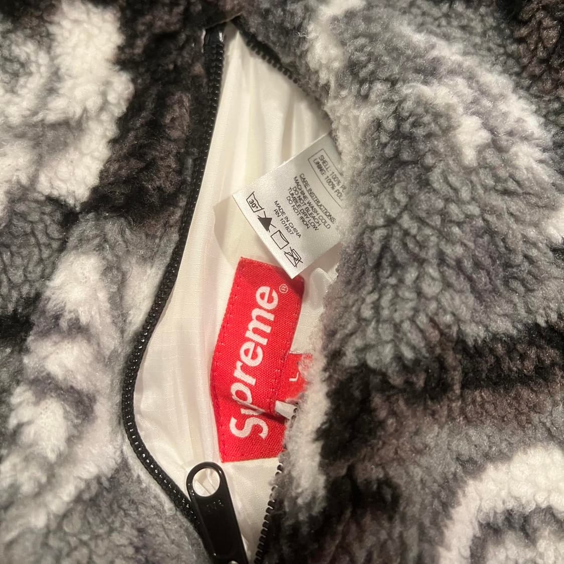 슈프림 로즈 쉐르파 플리스 리버시블 자켓 상품이미지5