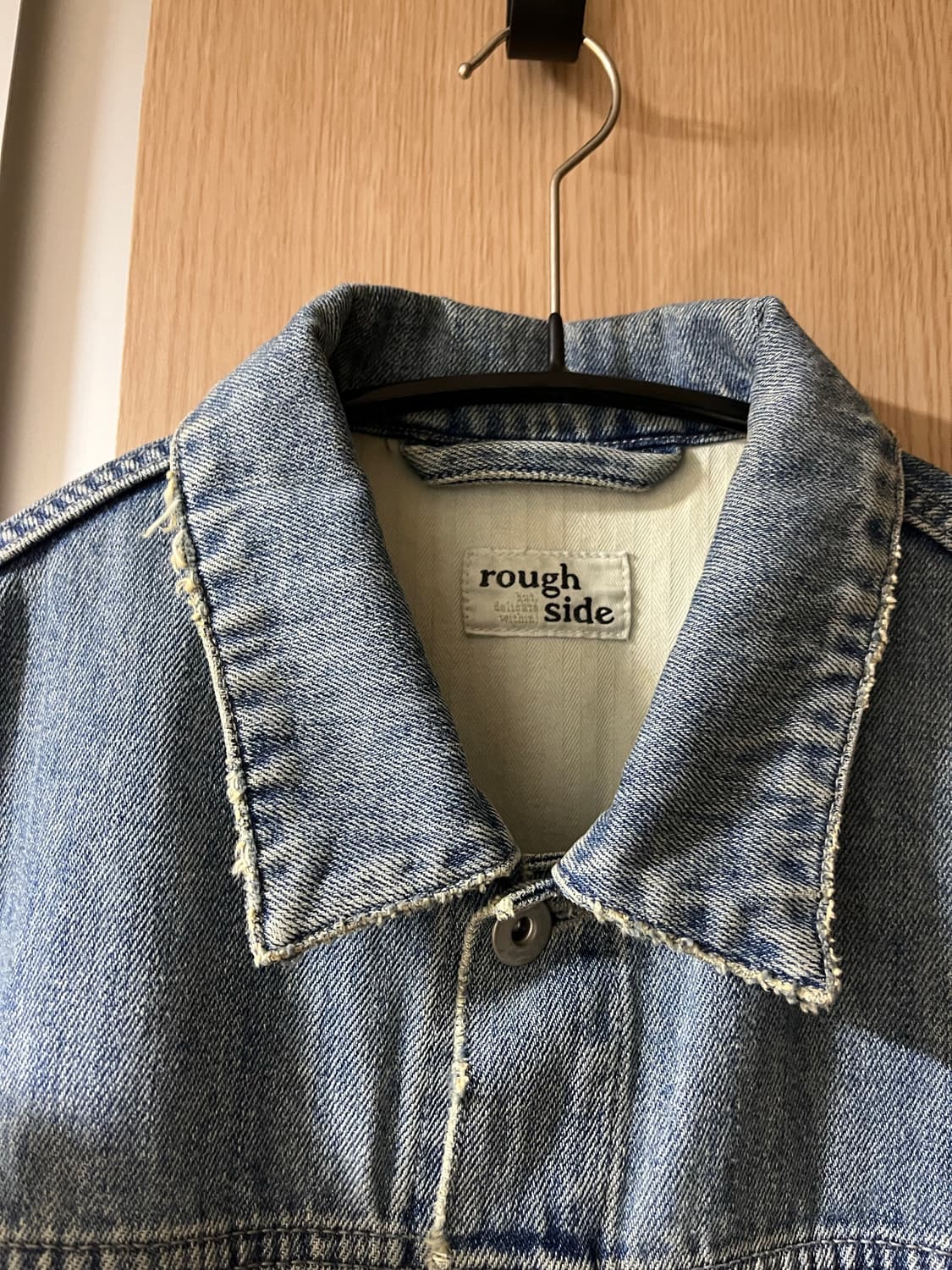 러프사이드 연청 데님자켓 1사이즈 팝니다 상품이미지3