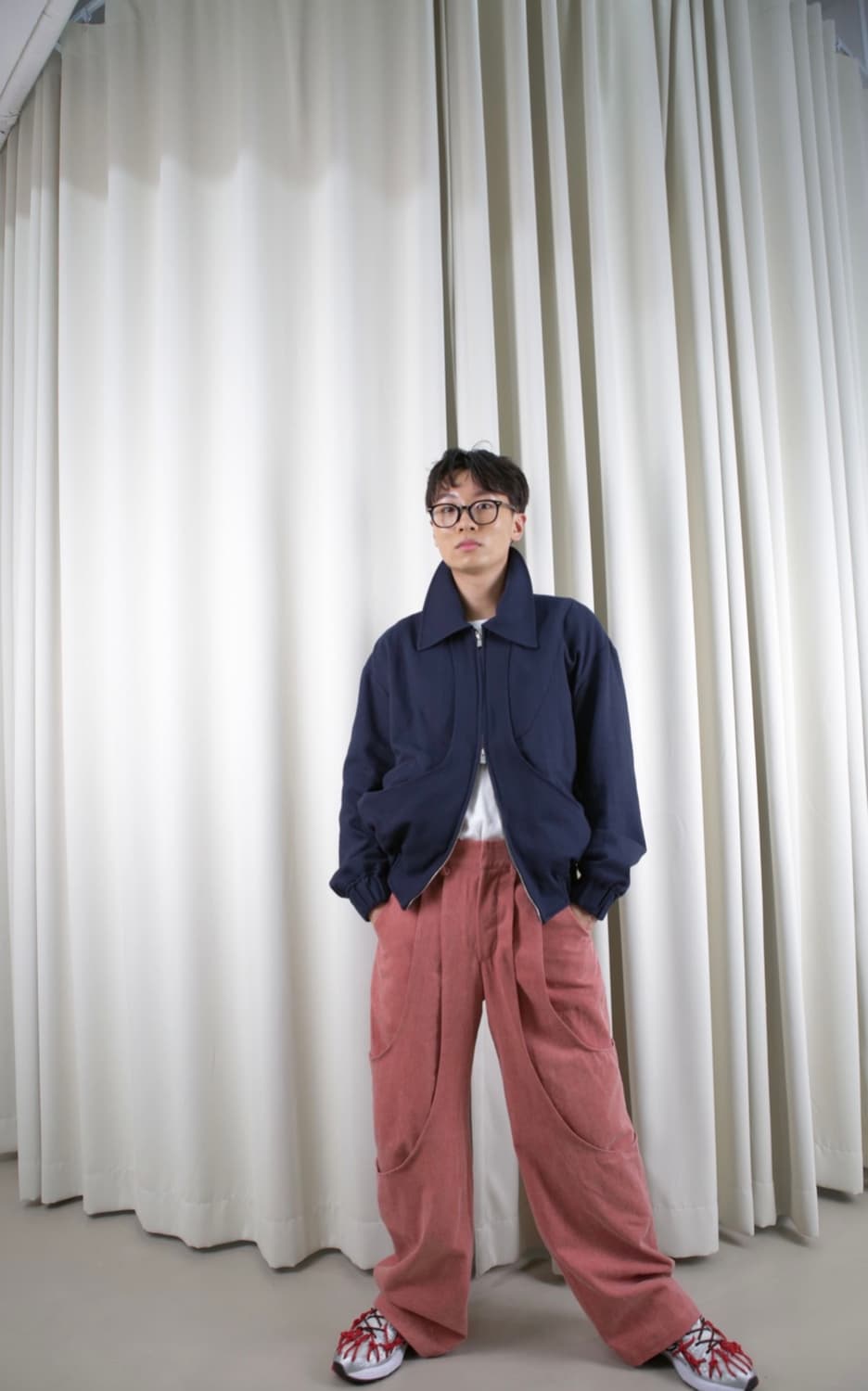 HONO 호노 네이비 블루종 자켓 상품이미지5