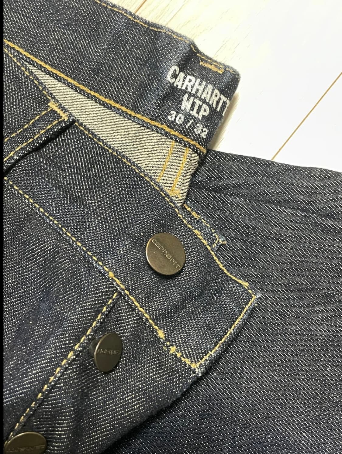 CHAHARTT WIP EDGEWOOD 생지 데님 상품이미지4