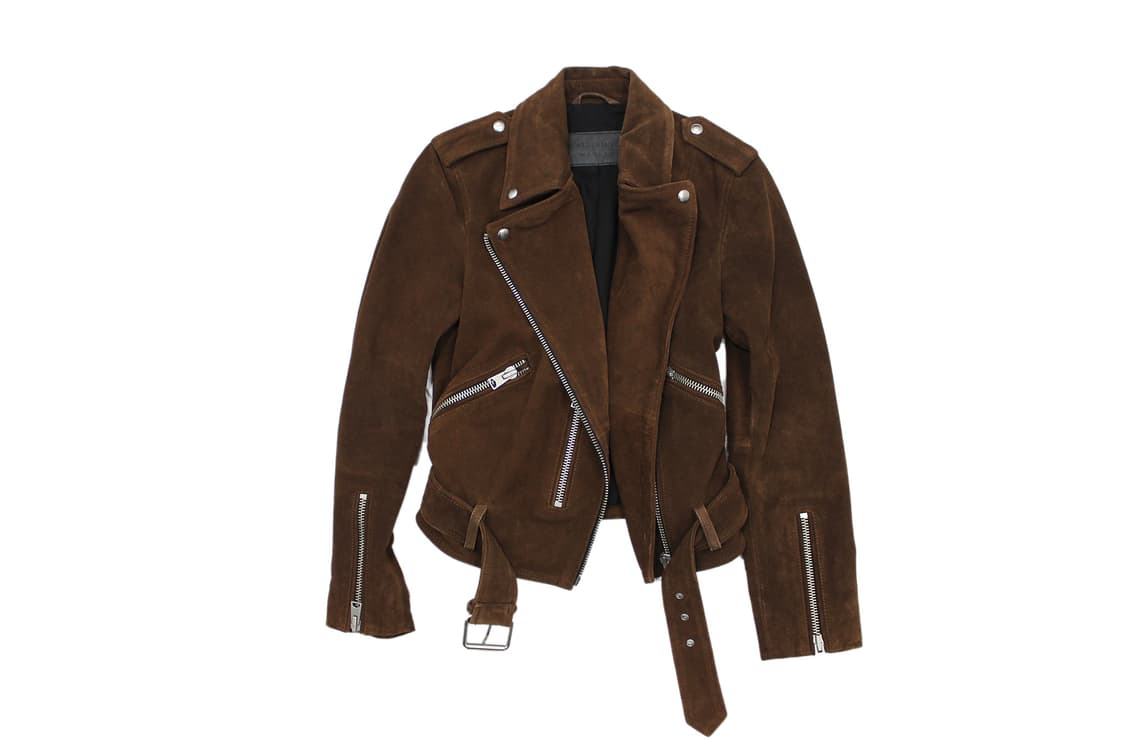 AllSaints 올세인츠 카우레더 스웨이드 바이커 자켓 상품이미지2