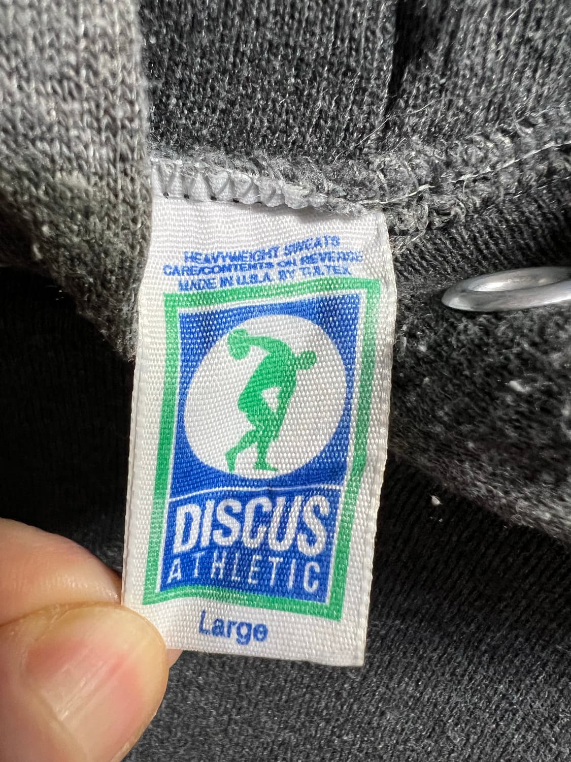 빈티지 90‘s 디스커스 애슬레틱 폴리 후드티 상품이미지6