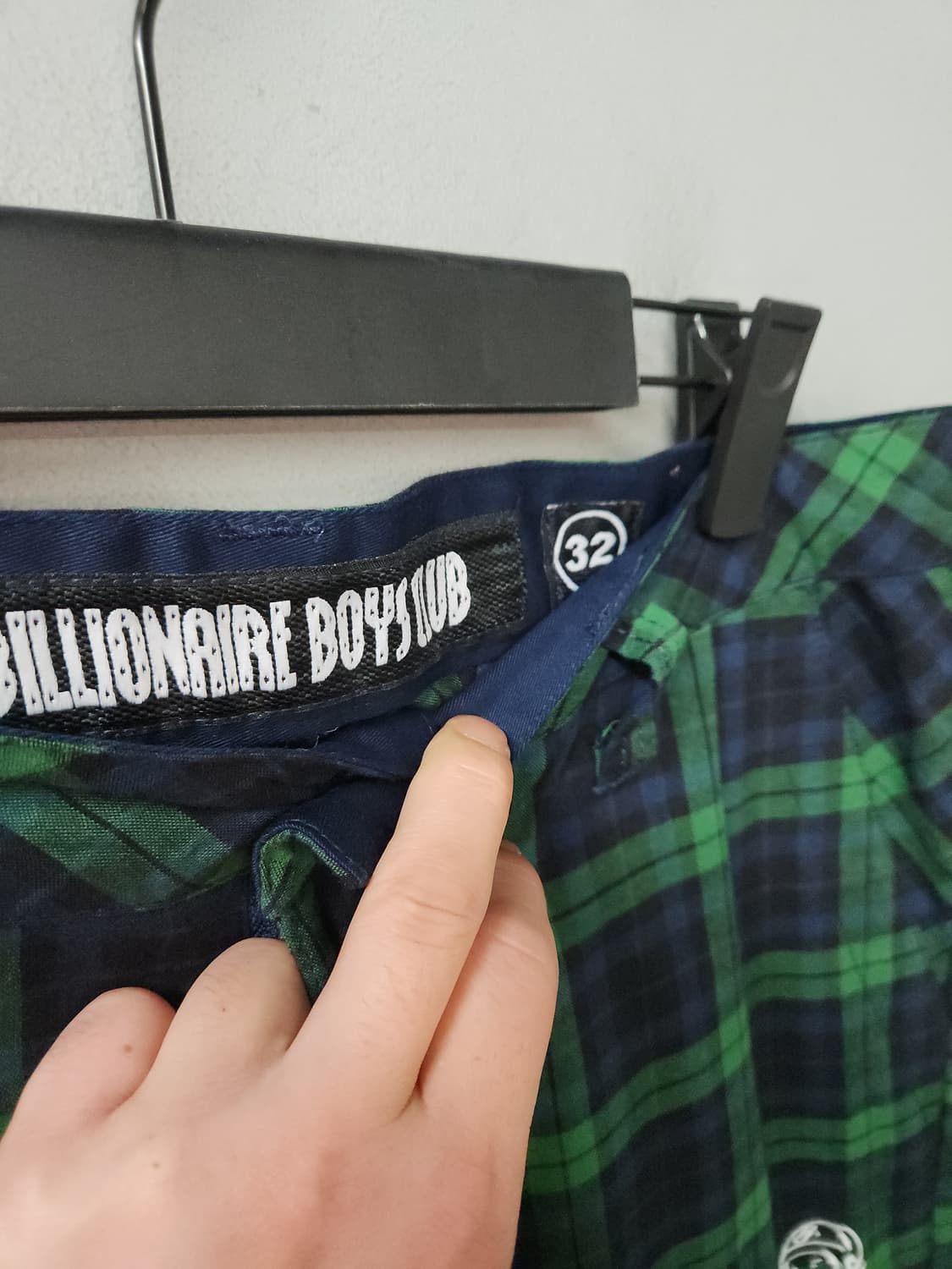 빌리네어 보이즈클럽Billionaire Boys Club 체크 조거 팬츠 상품이미지7