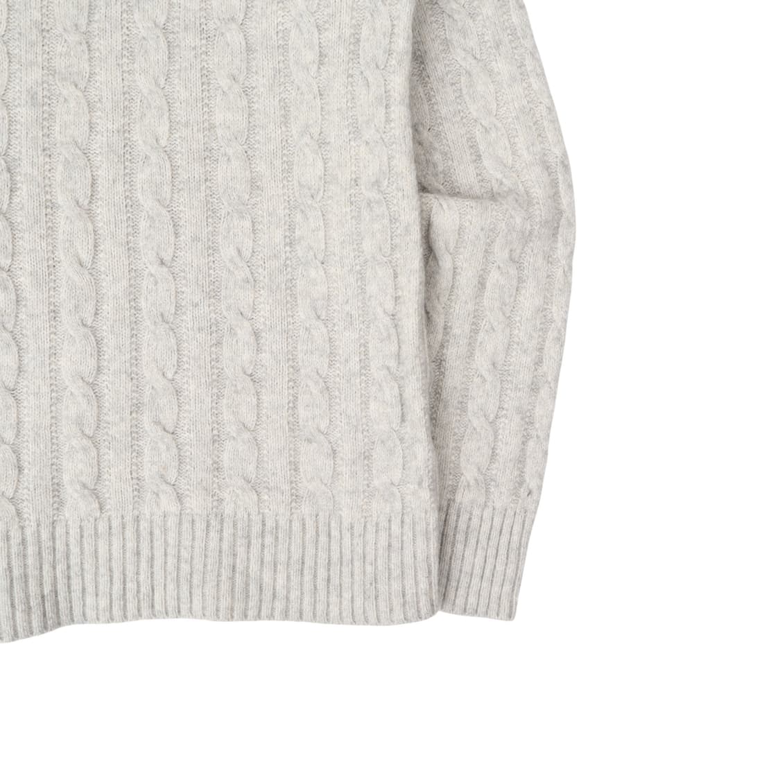 폴로 랄프로렌 그레이 펄 케이블 니트 상품이미지4