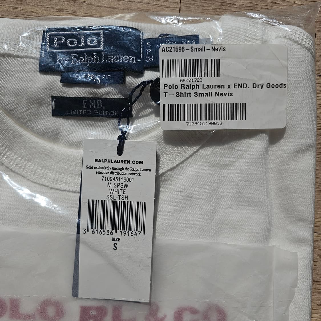 S 미개봉) 폴로 랄프로렌 X 엔드 피싱 반팔 티셔츠 체감 M L 100 상품이미지4