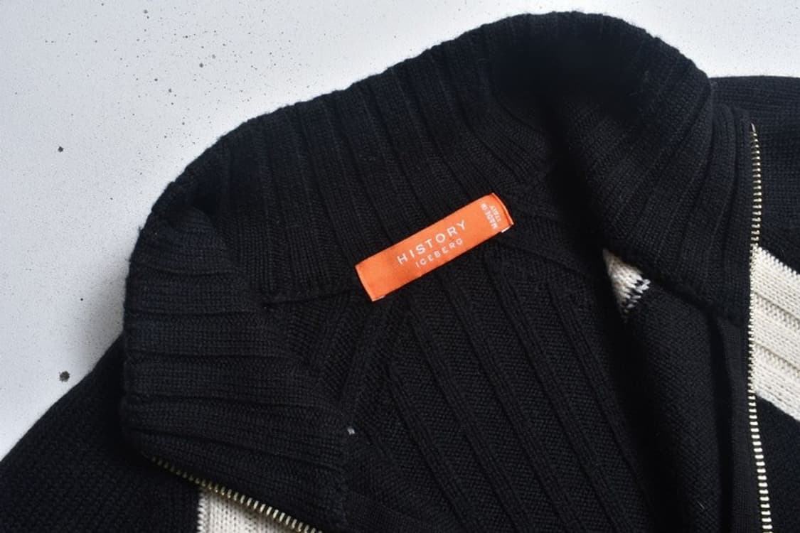 히스토리아이스버그 니트 집업 자켓 상품이미지4