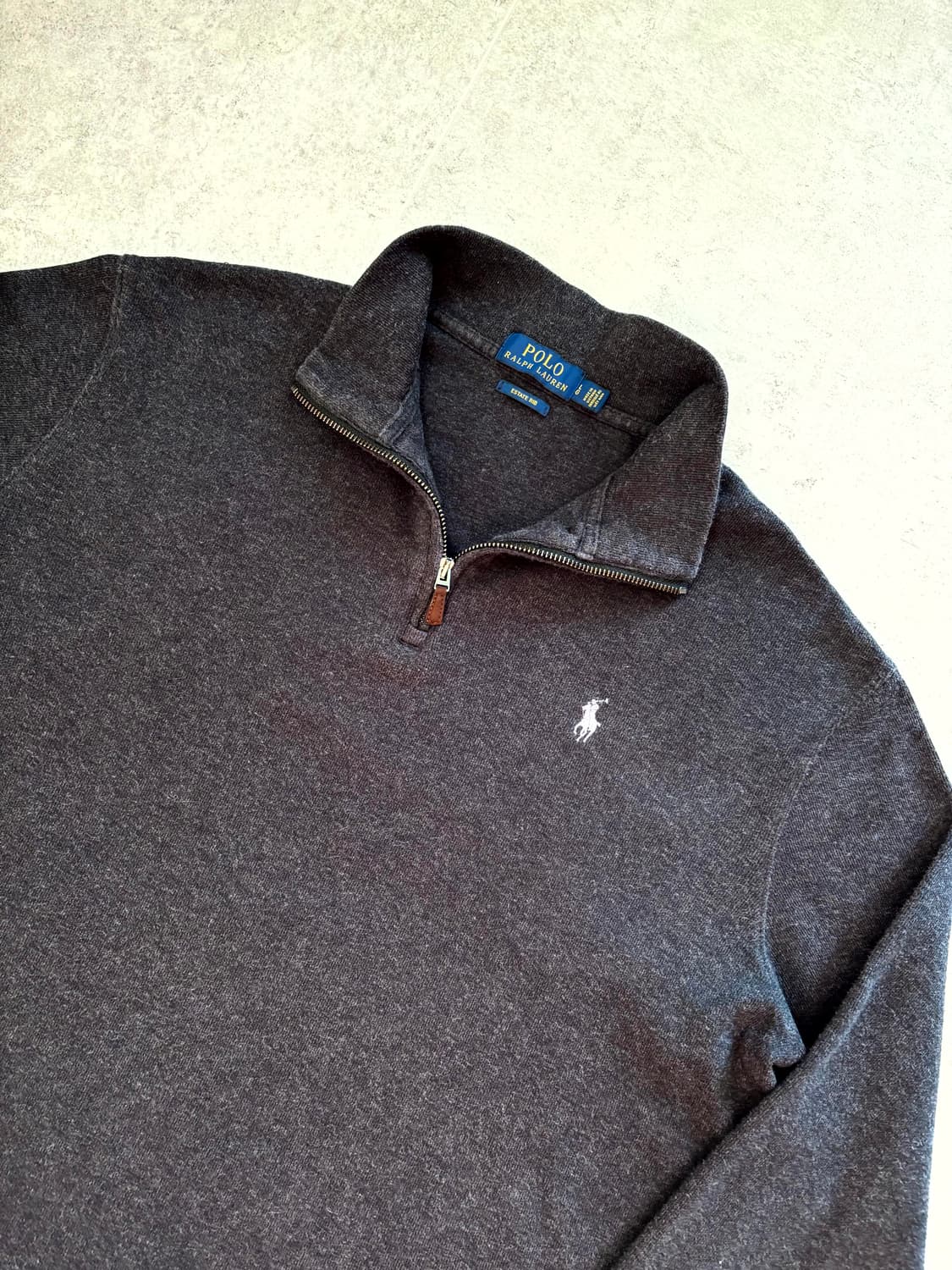 폴로 랄프로렌 1/4 Zip 풀 오버 스웨터 L 상품이미지2