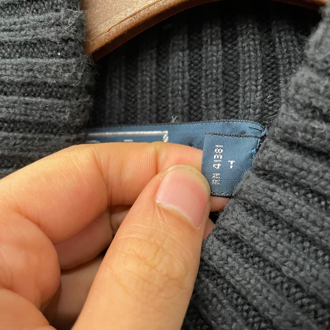 90s 폴로 랄프로렌 하프 집업 코튼 니트 스웨터 상품이미지8