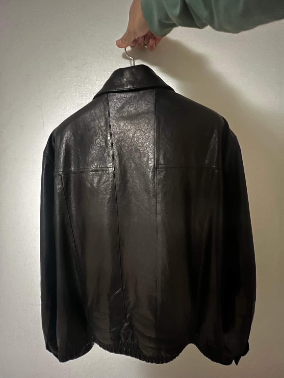 해칭룸 Stitched Volume Leather Jacket Lamb 상품이미지2