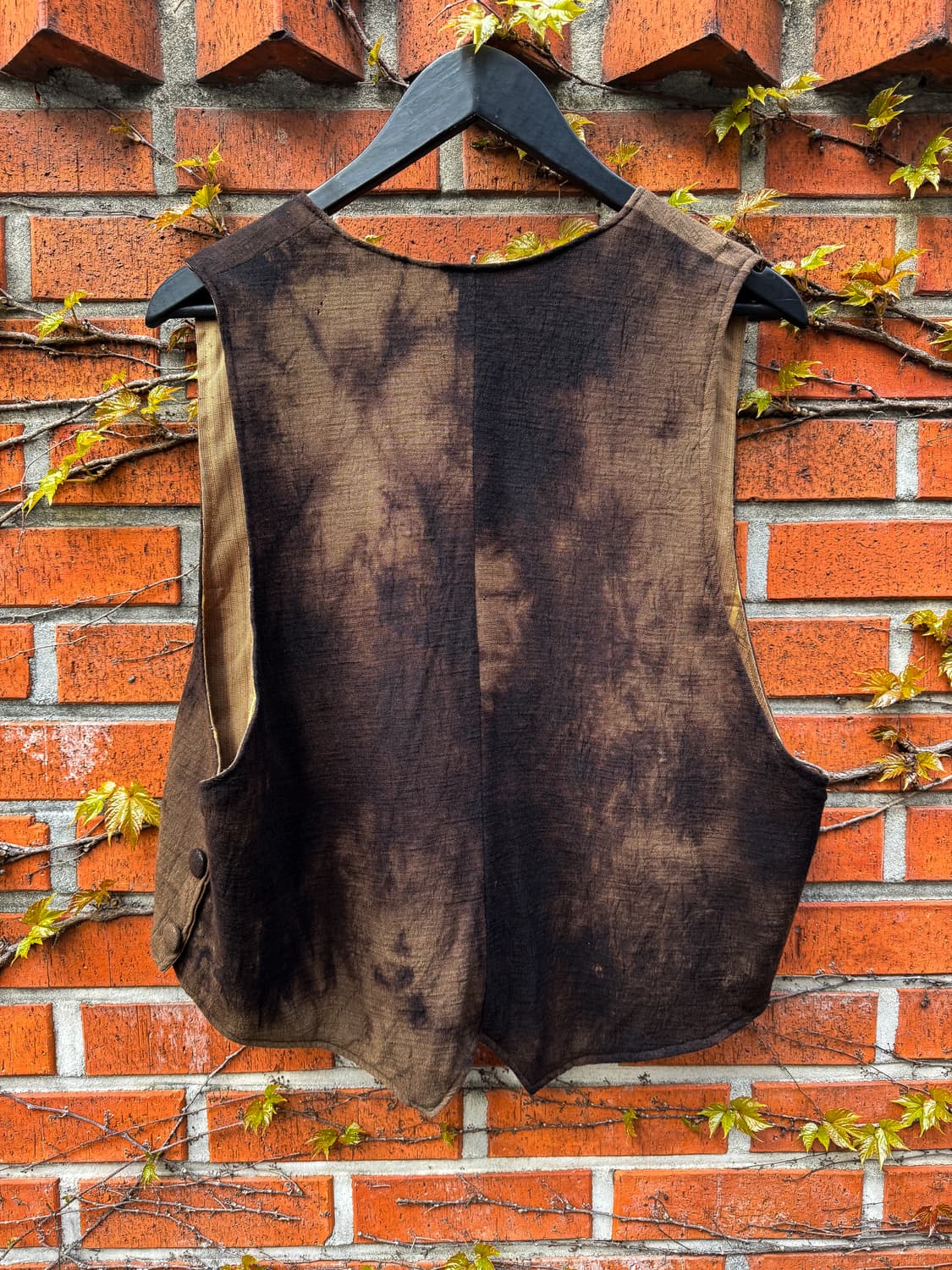 Vintage Tie-dye Linen Vest 상품이미지7