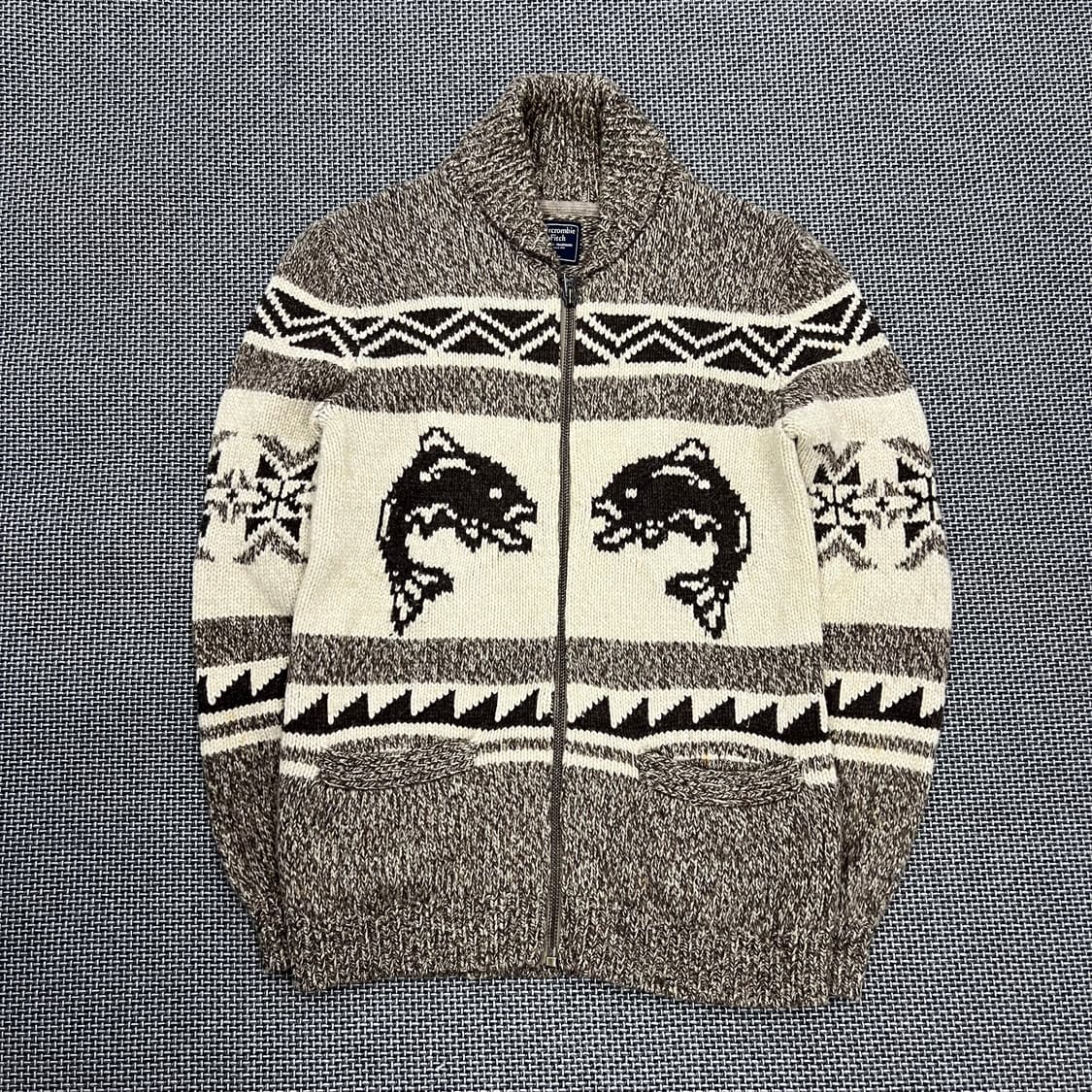 아베크롬비 코위찬 니트집업 상품이미지1