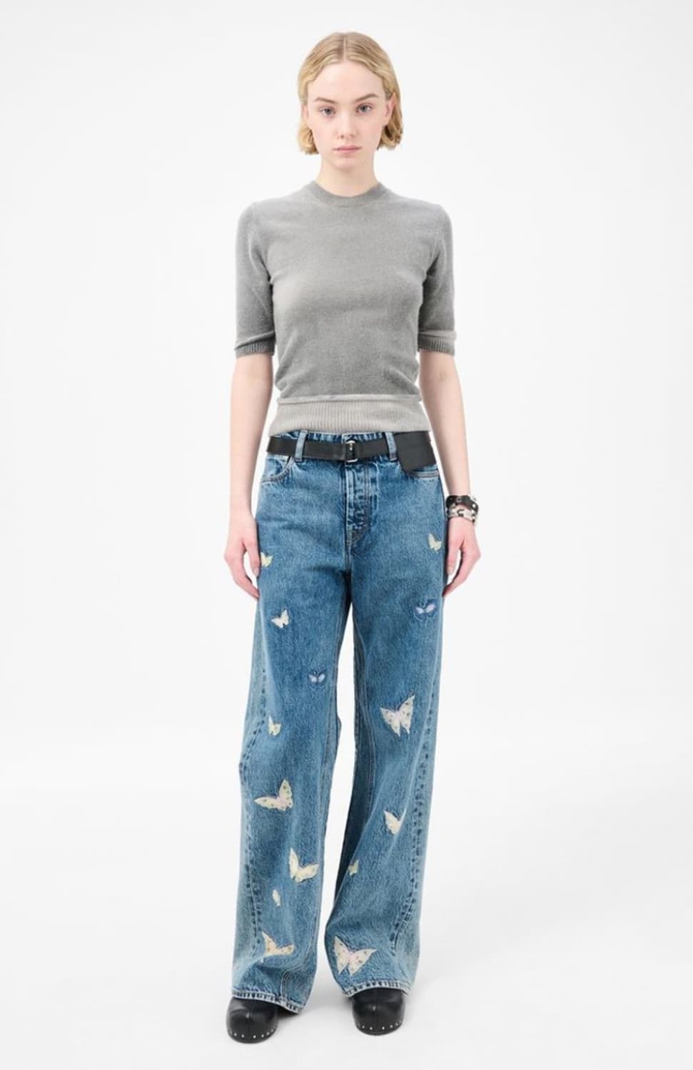 아워레가시 트레블 컷 버터플라이 팬츠 상품이미지2