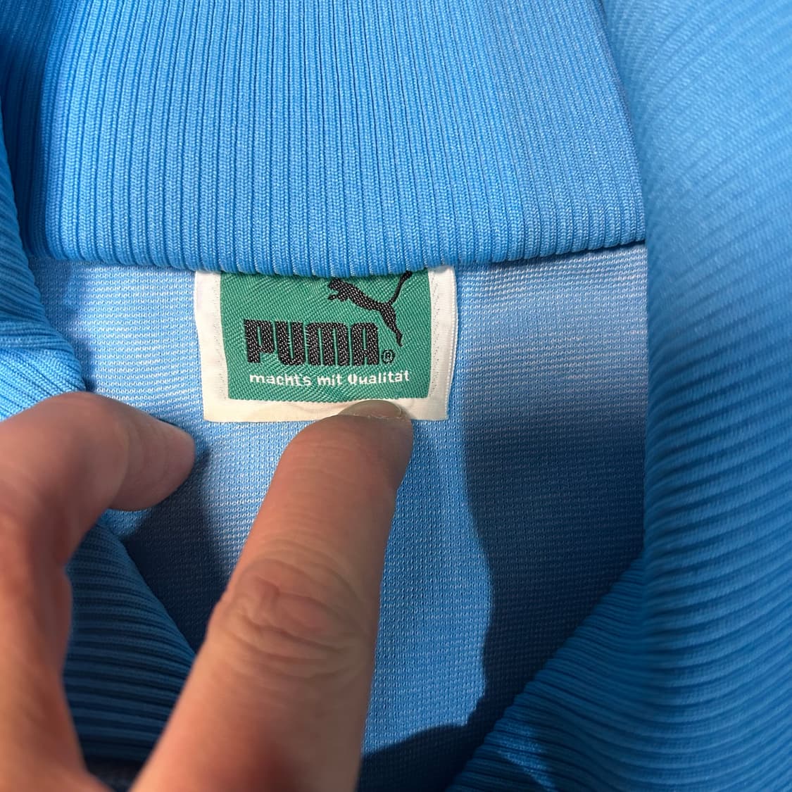 [L] 푸마 재팬 스카이블루 져지 트랙탑 자켓 상품이미지5