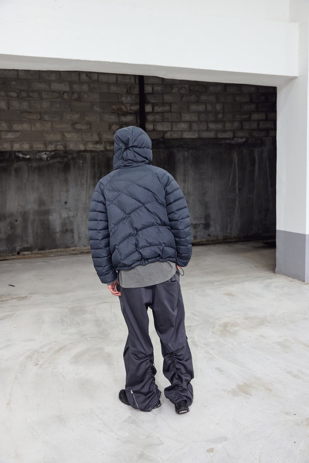 Web Goose Down Puffer Jacket Black 3 상품이미지1