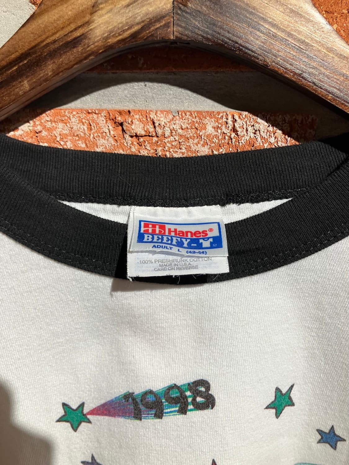 90s USA 빈티지 헤인즈 링거 티셔츠 상품이미지6