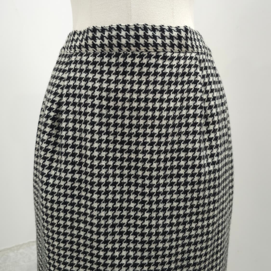 하운드투스 체크 울 H라인 스커트 상품이미지2