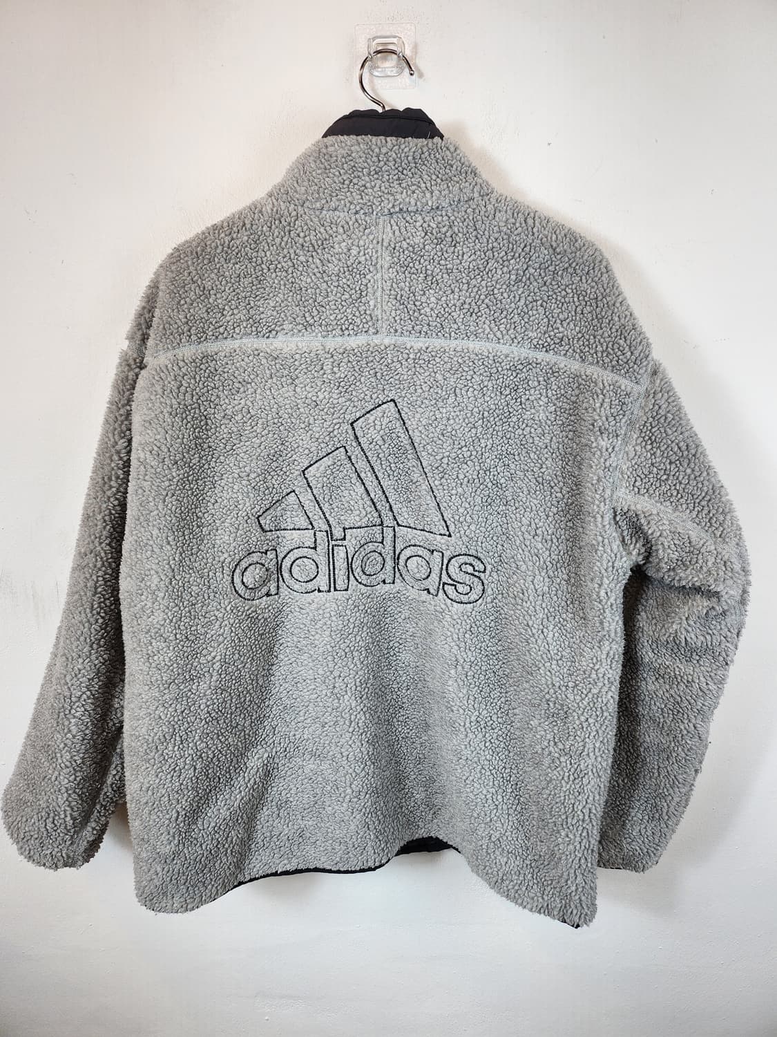 아디다스 리버서블 쉐르파 재킷 110 2XL XXL 새제품급 상품이미지4