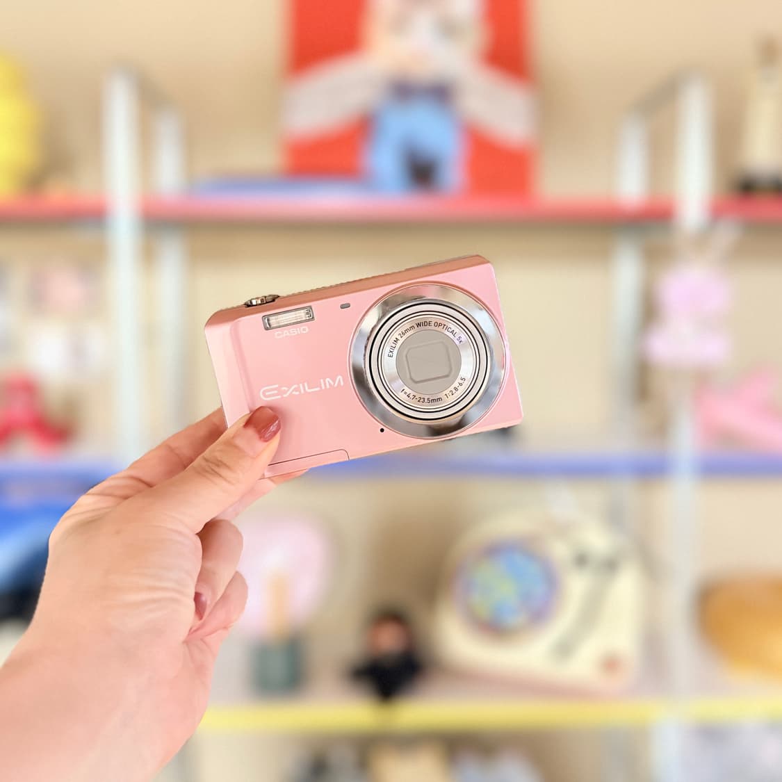 🎀미품/ 풀박스 베이비핑크 카시오 엑슬림zs5 ex-zs5 빈티지디카 상품이미지5