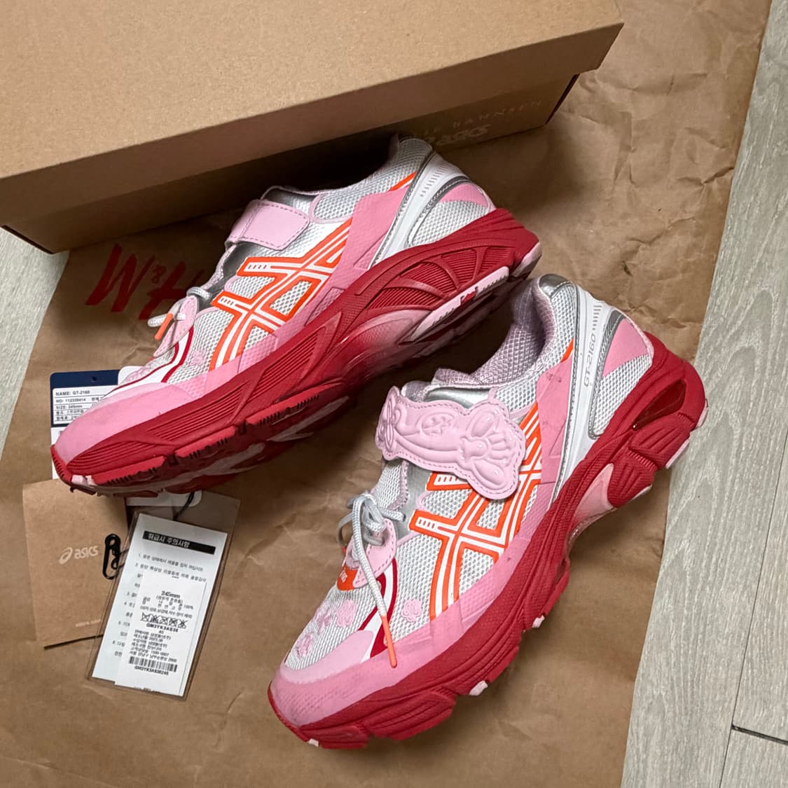 아식스 세실리아반센 GT-2160 white/habanero 상품이미지3
