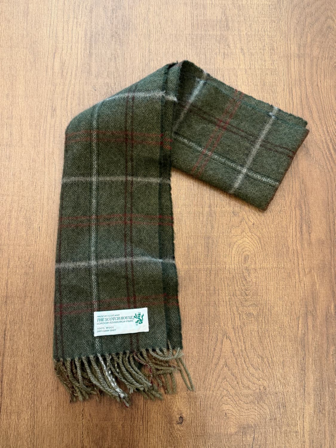 The Scotch House 빈티지 체크 울 머플러 (Scotland) 상품이미지2