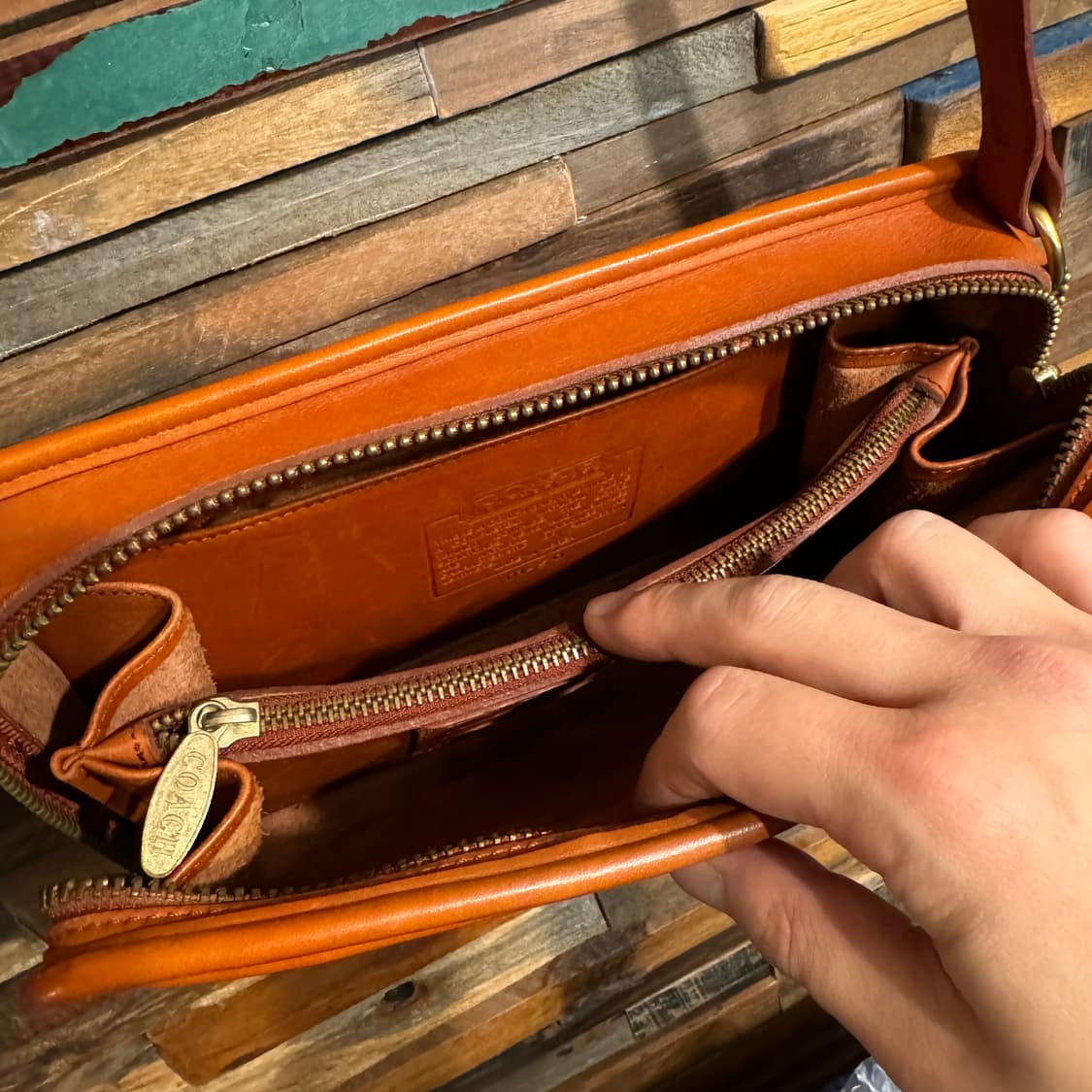 Old Coach Glove Leather Shoulder Bag 상품이미지8
