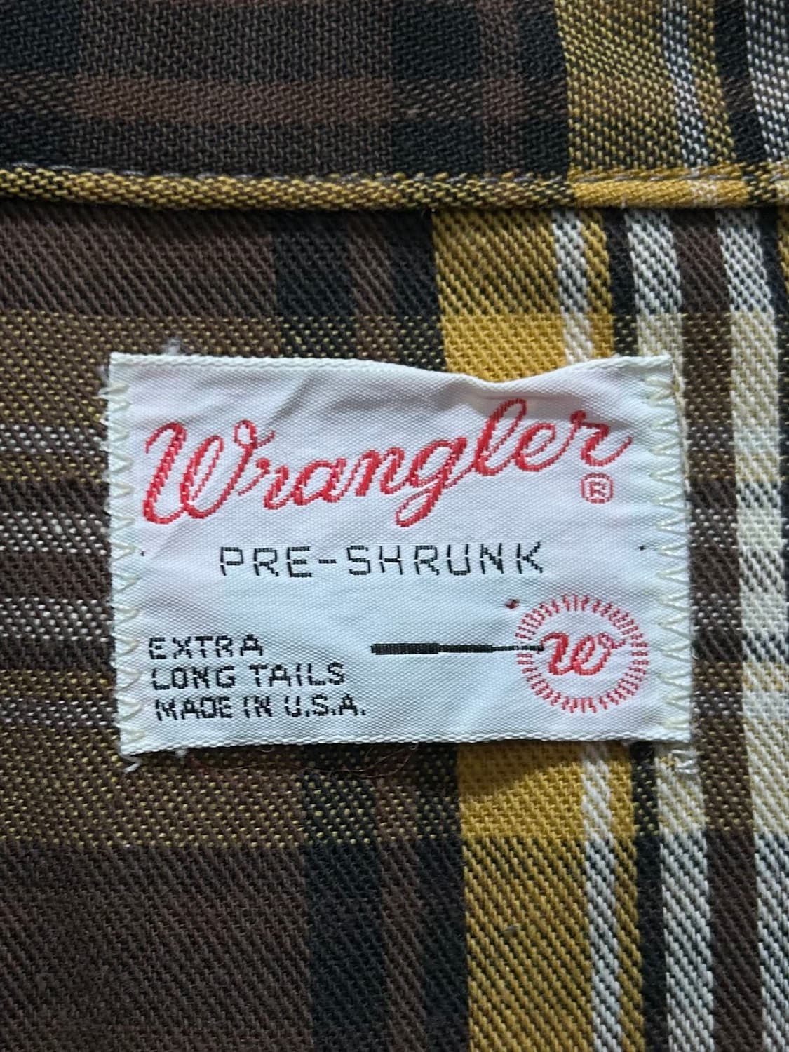 Vintage Wrangler Western check shirt  상품이미지3