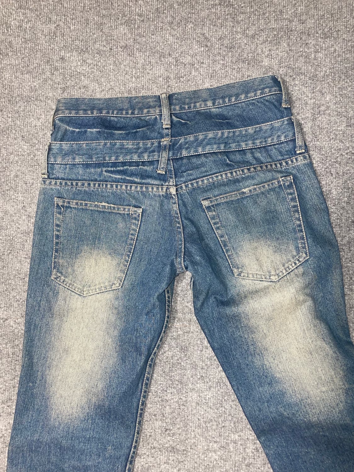 헤리티지 스톤 일본 빈티지 레이어드 청바지 상품이미지3