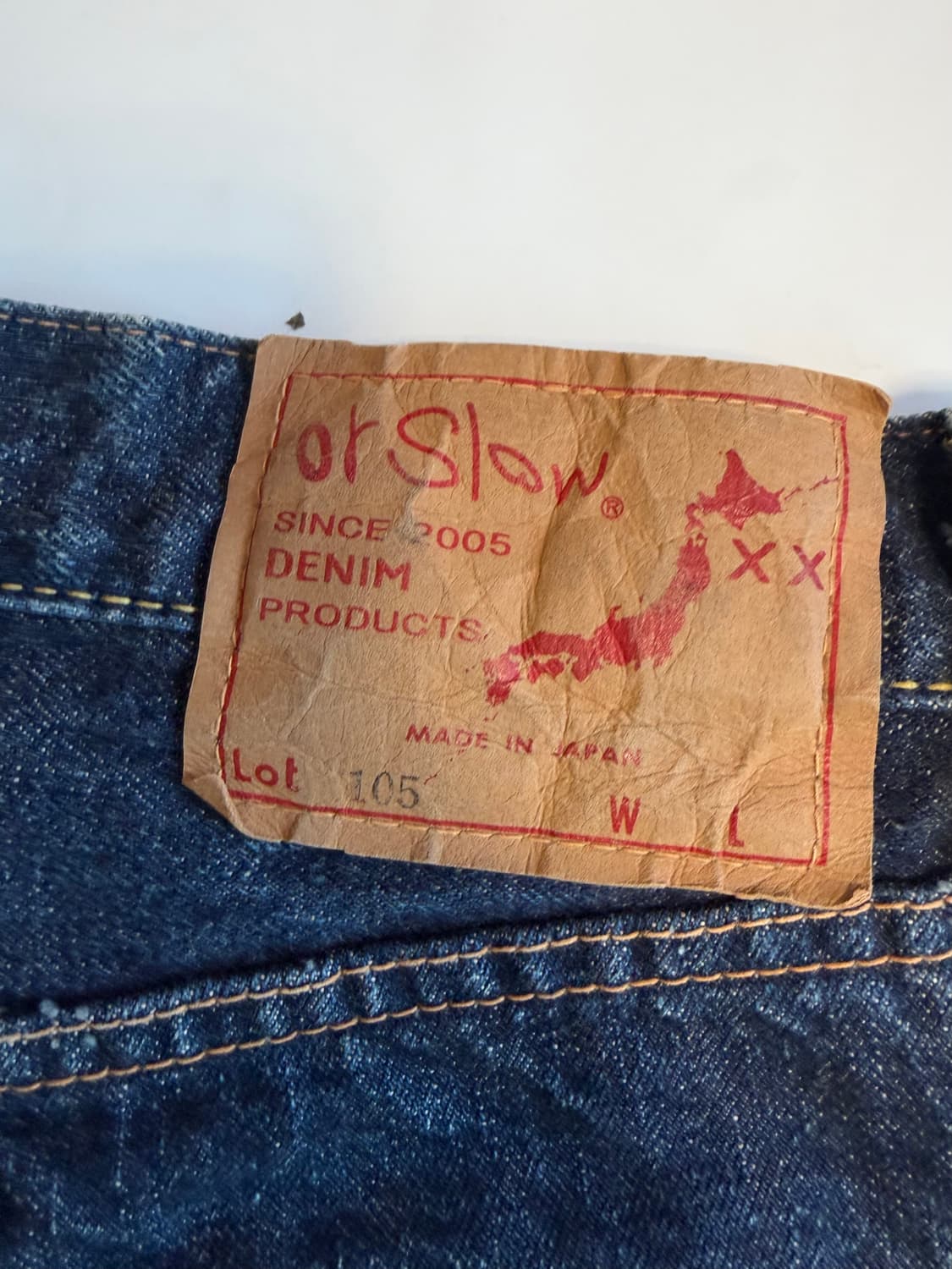 오어슬로우 데님팬츠 상품이미지2