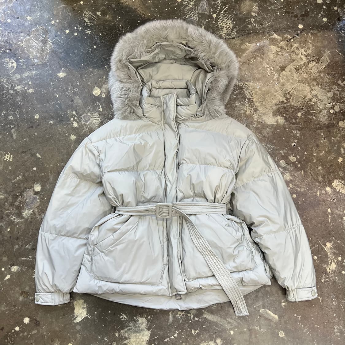 F) THE FRESH 더프레시 벨티드 덕다운패딩 상품이미지1