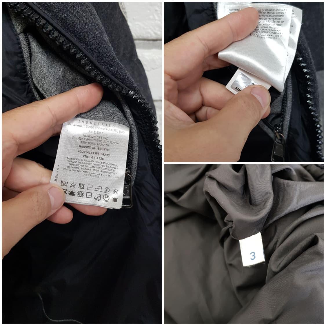 [3/95~100/정품] 몽클레어 하비패딩 후디 상품이미지9