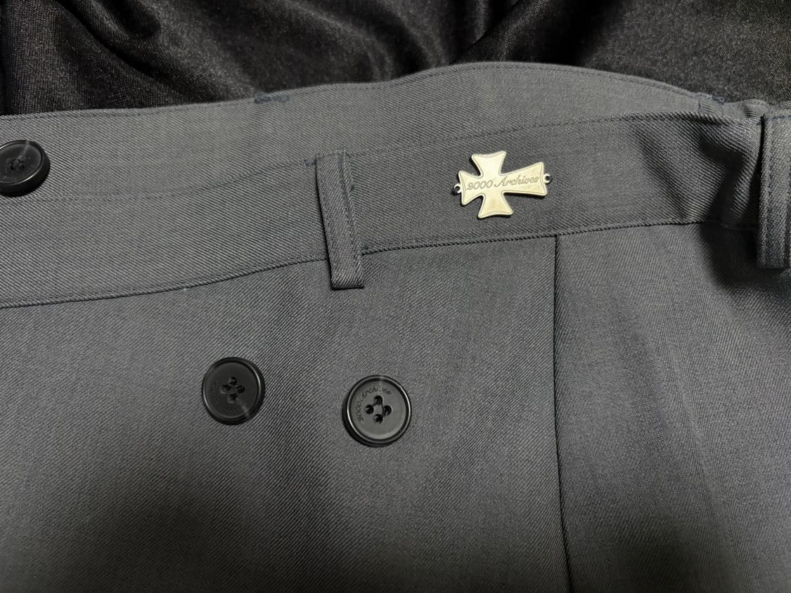 새상품) 2000아카이브 skirt+pants black 상품이미지4