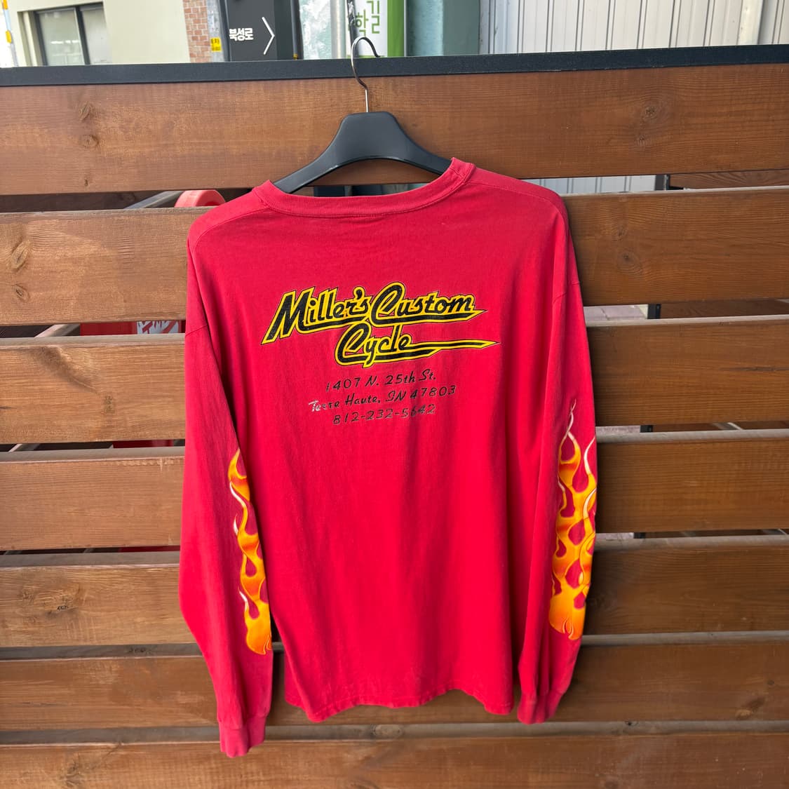 빈티지 헤인즈 롱슬리브 티셔츠 상품이미지4