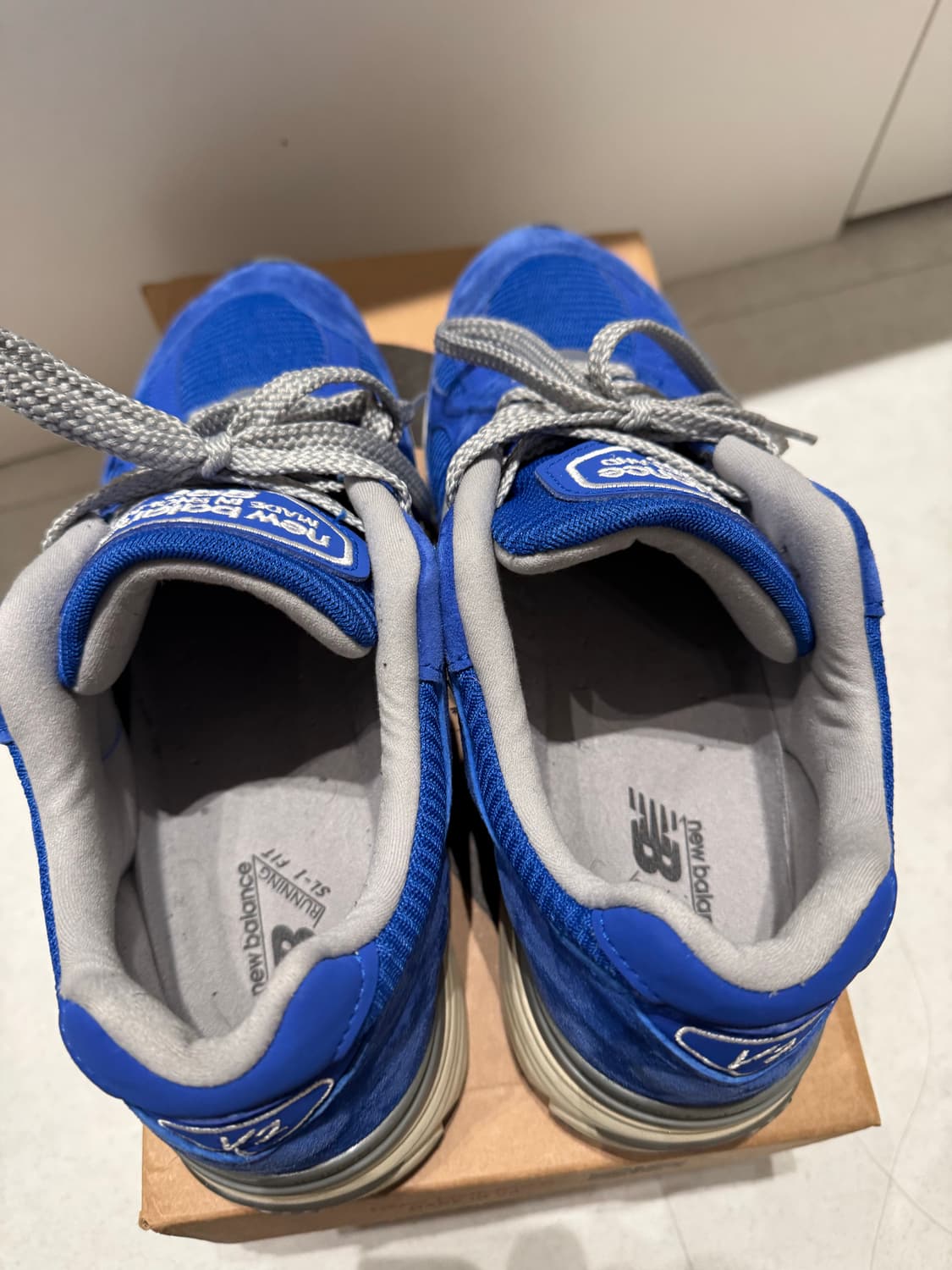 뉴발란스 991v2 다즐링 블루 UK 275 상품이미지5