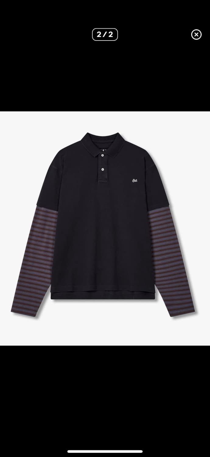 Erl 더블슬리브 폴로 M 팝니다 상품이미지2