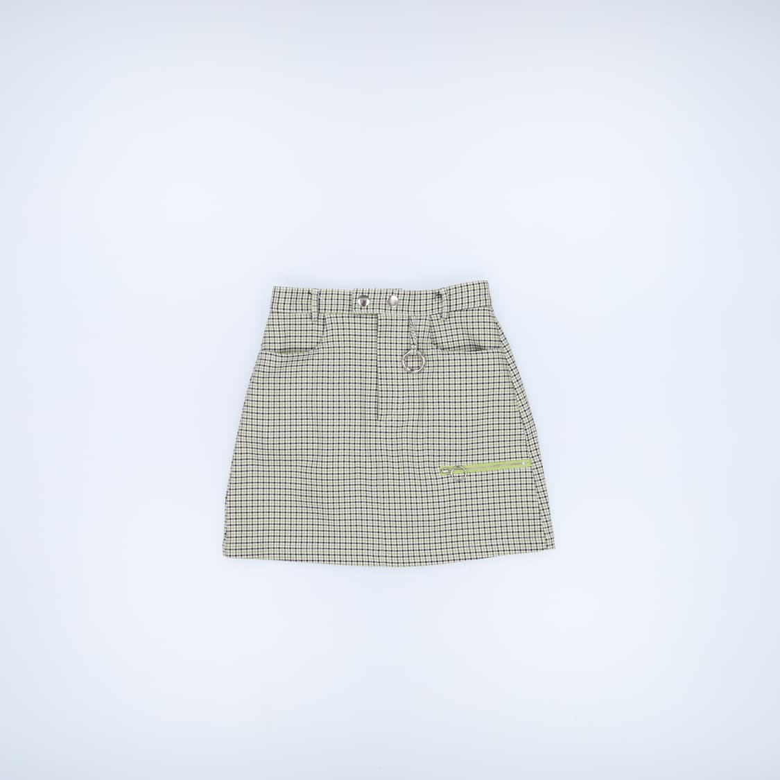 [M] OIOI 오아이오아이 여성 체크 치마 미니스커트 0102H2 상품이미지1