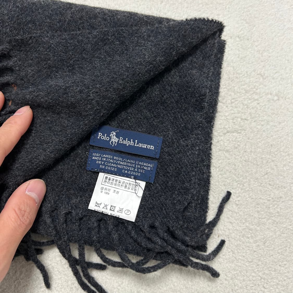 Polo Charcoal Muffler 상품이미지6