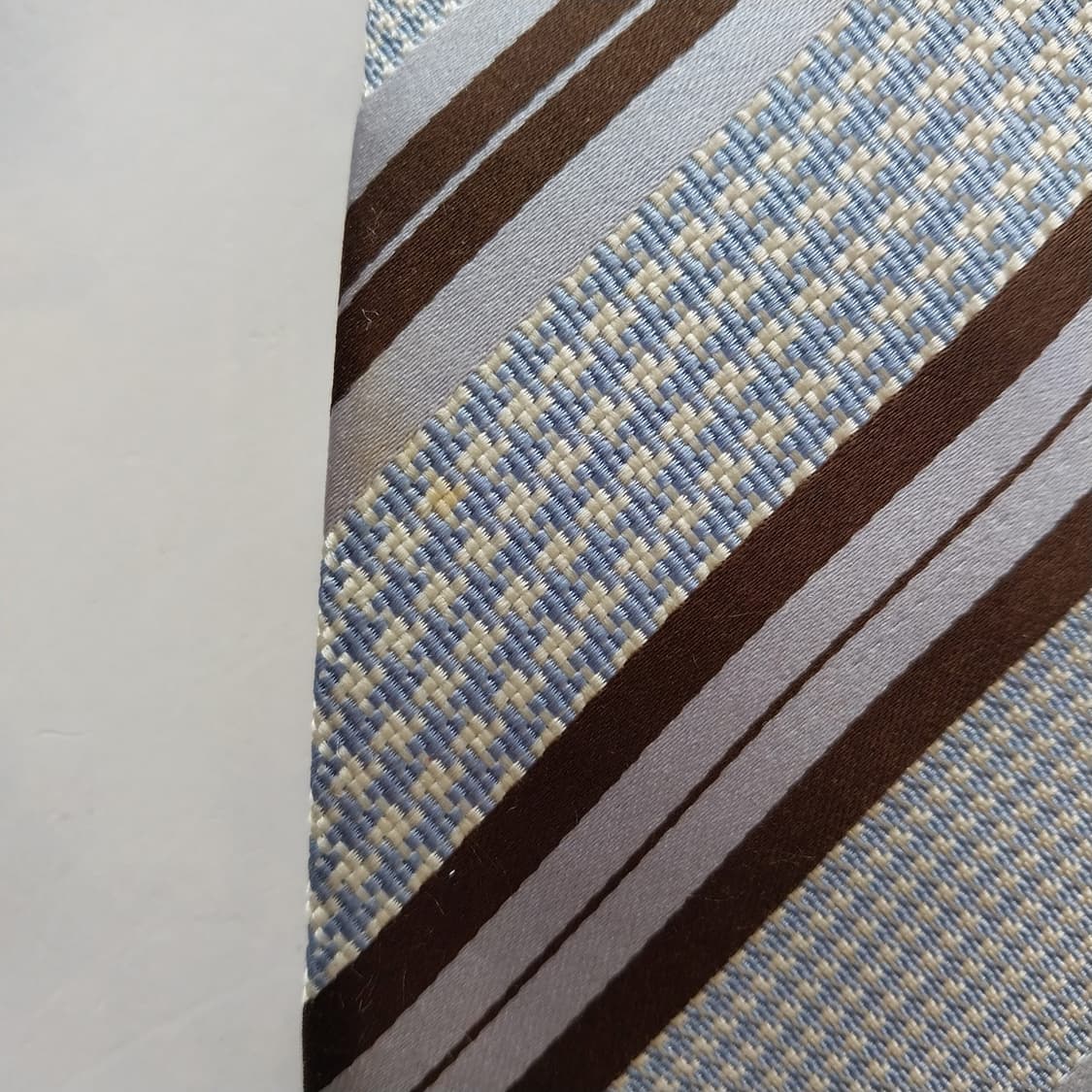 에르메네질도 제냐 실크 스트라이프 넥타이 9.6cm A등급 k2015 상품이미지6