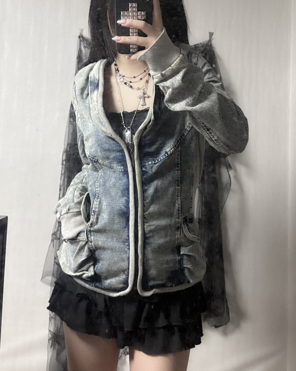 y2k 데님 자켓  상품이미지3